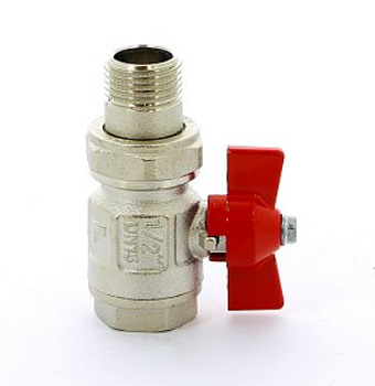 Кран шар. бабоч. с американкой Ду  3/4" ITAP IDEAL 098 